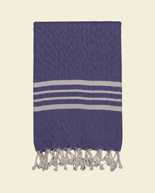 hamamdoek Krem Sultan XXL violet - op kleur