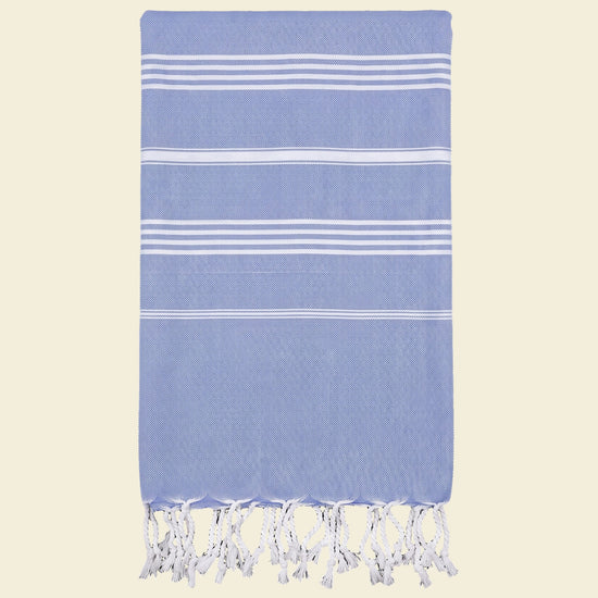 hamamdoek lavendelblauw - op kleur