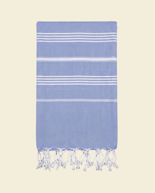 hamamdoek lavendelblauw - op kleur