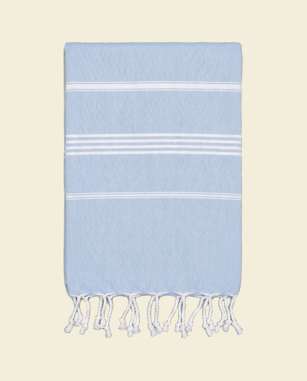 hamamdoek lichtblauw - op kleur
