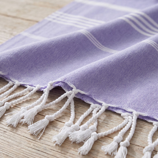 hamamdoek lila - detail