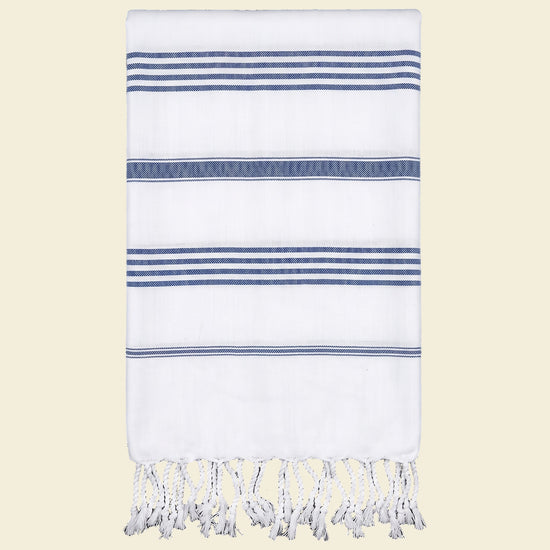 hamamdoek marineblauw - op kleur