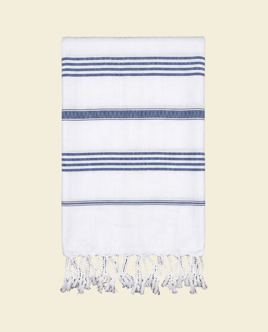 hamamdoek marineblauw - op kleur