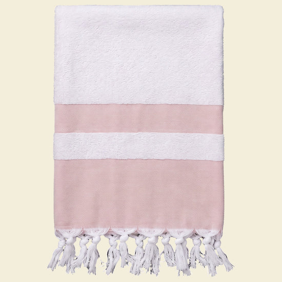 hamamdoek met badstof koper - op kleur