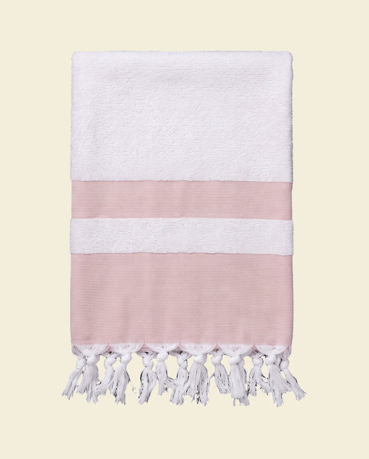 hamamdoek met badstof koper - op kleur