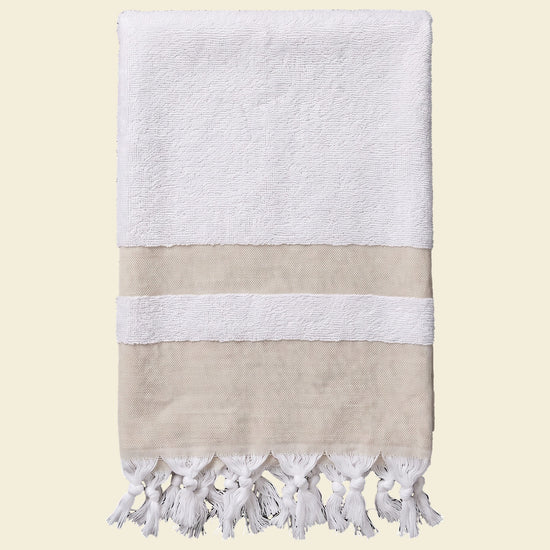 hamamdoek met badstof olijfgroen - op kleur
