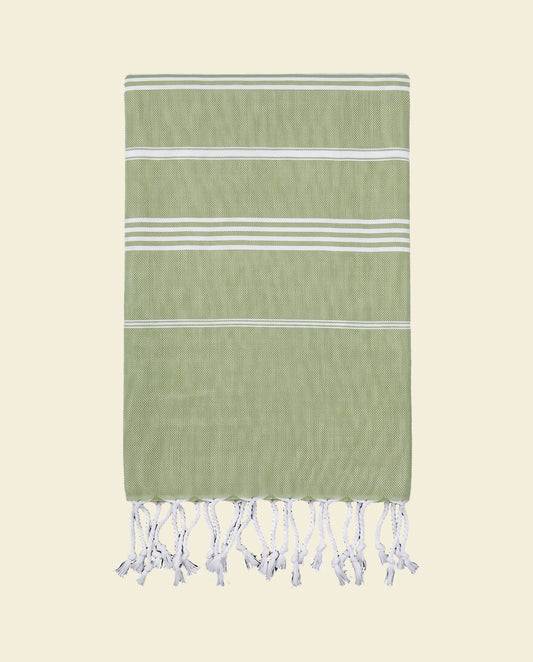 hamamdoek mosgroen - op kleur