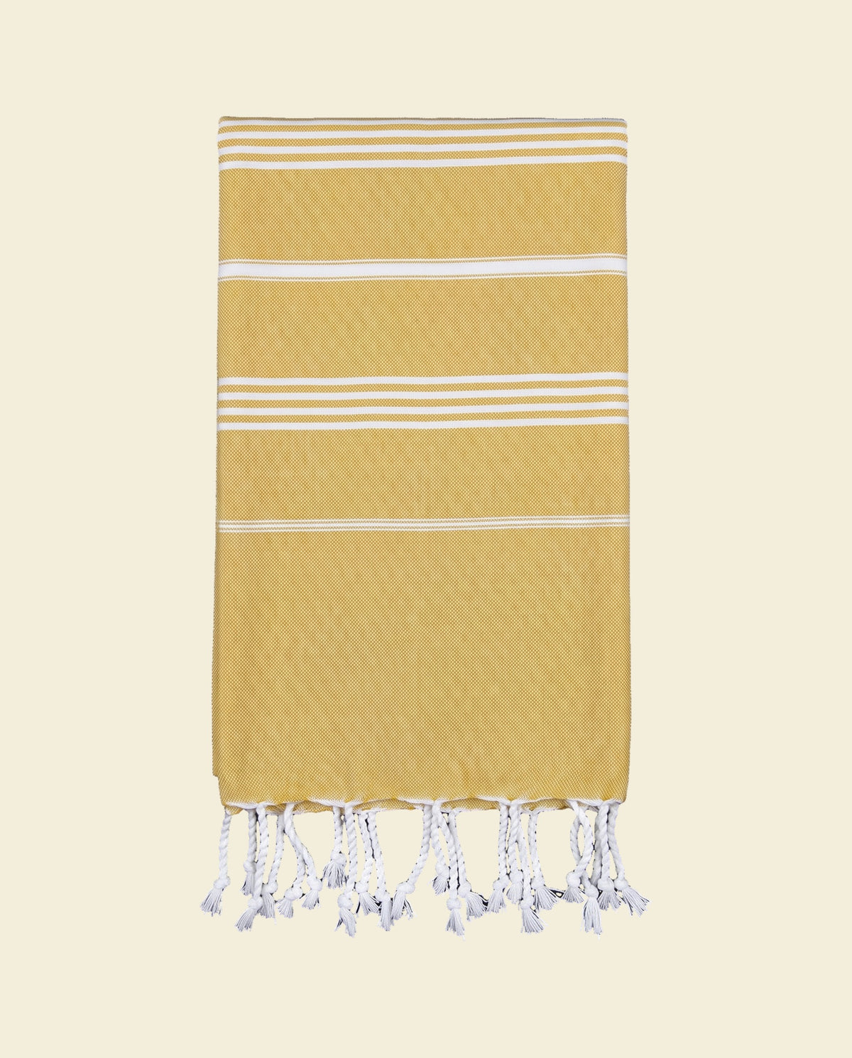hamamdoek mosterd - op kleur