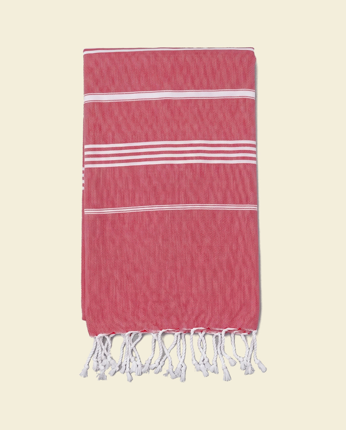 hamamdoek robijnrood - op kleur