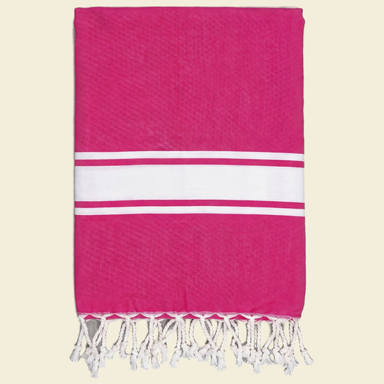 hamamdoek Robuste fuchsia - op kleur