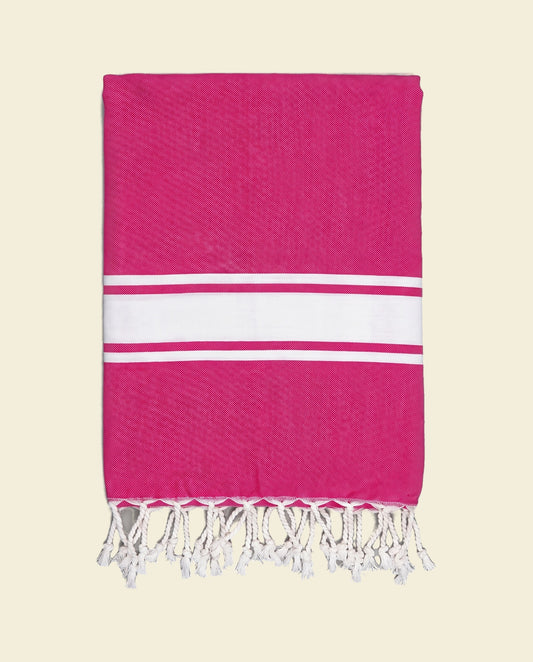 hamamdoek Robuste fuchsia - op kleur
