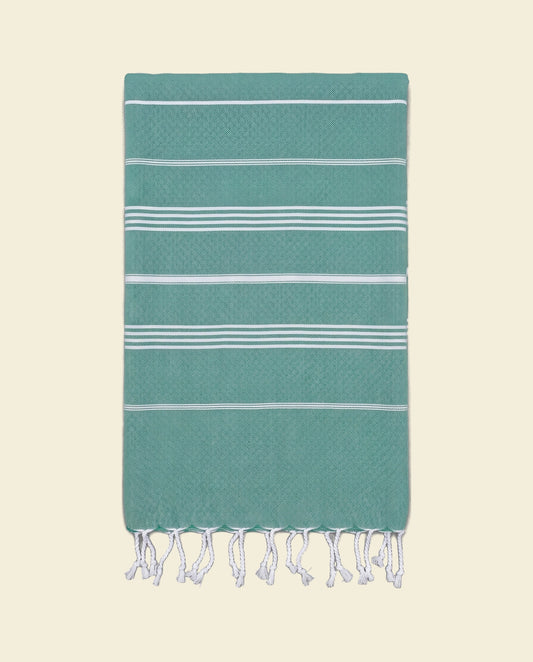 hamamdoek smaragdgroen - op kleur