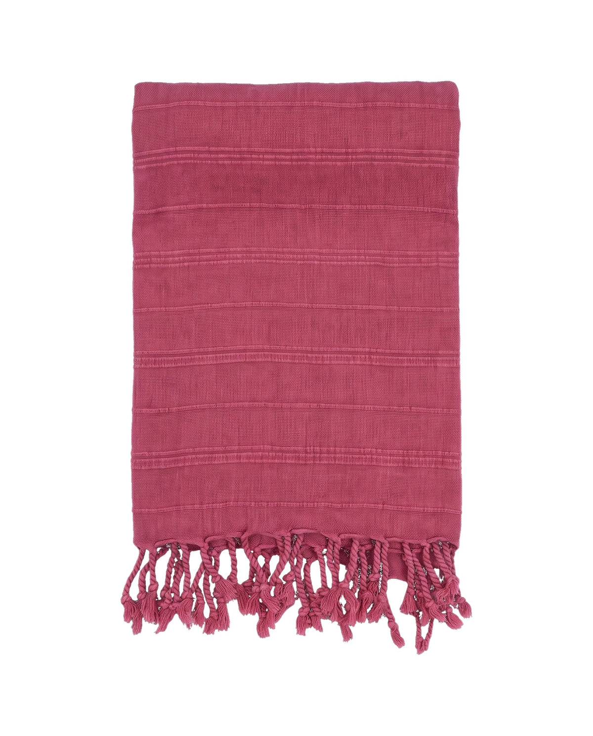 hamamdoek Stone denim red - vrijstaand