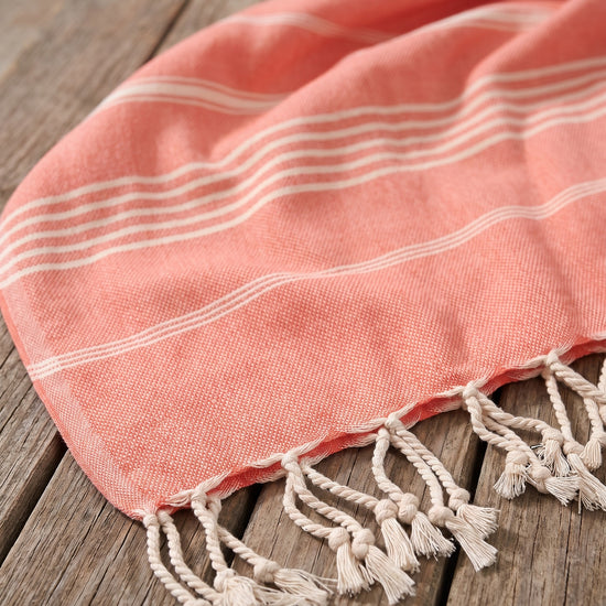 hamamdoek Take me to the Beach! coral - detail
