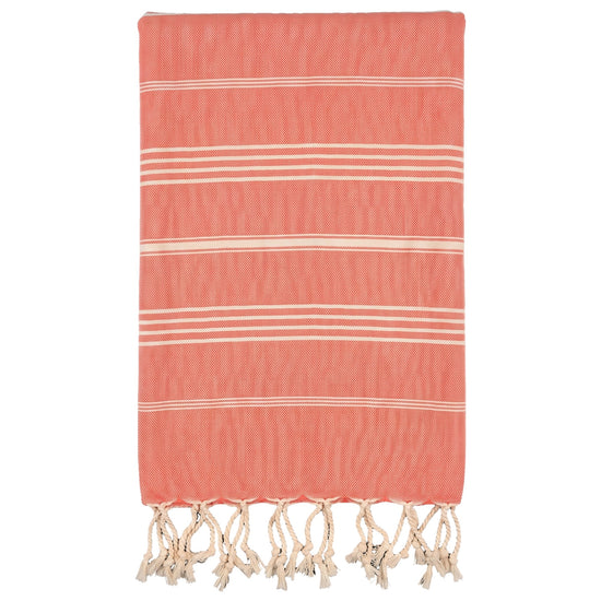 hamamdoek Take me to the Beach! coral - vrijstaand