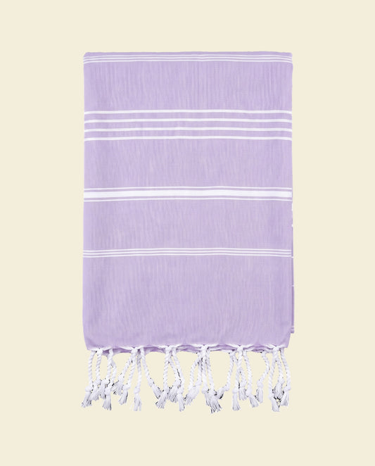 hamamdoek Take me to the Beach! lavender - op kleur