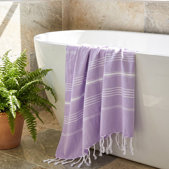 hamamdoek Take me to the Beach! lavender - sfeer