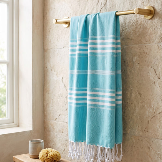 hamamdoek XL aqua - sfeer