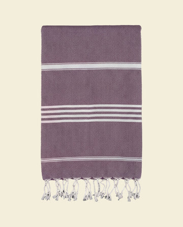 hamamdoek XL aubergine