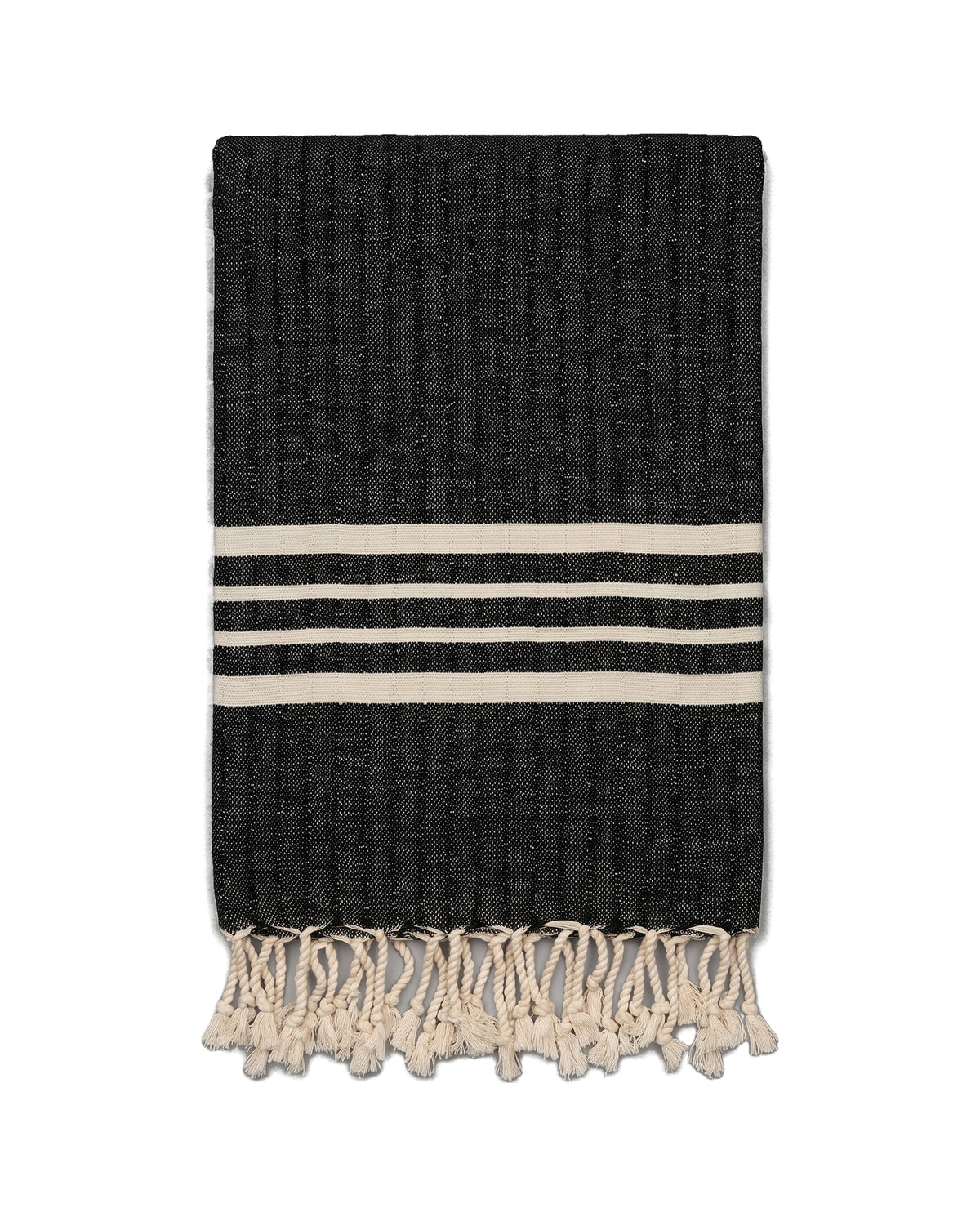 Hamamdoek XL black – Krem Sultan - vrijstaand