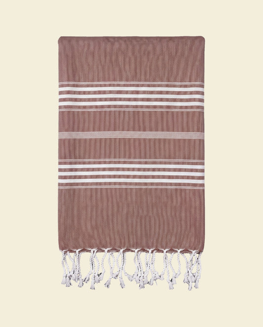hamamdoek XL bruin - op kleur