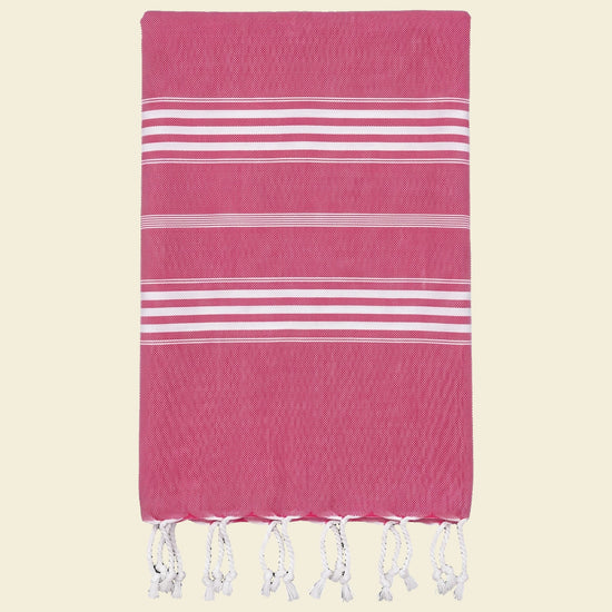 hamamdoek XL cerise - op kleur