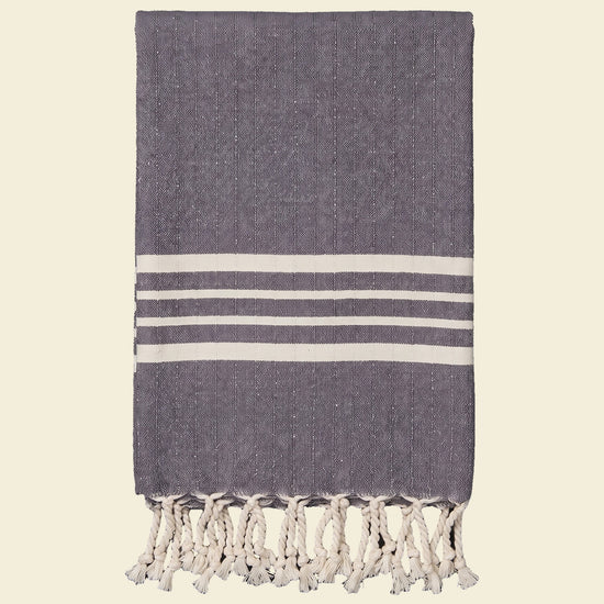 Hamamdoek XL dark grey – Krem Sultan - op kleur