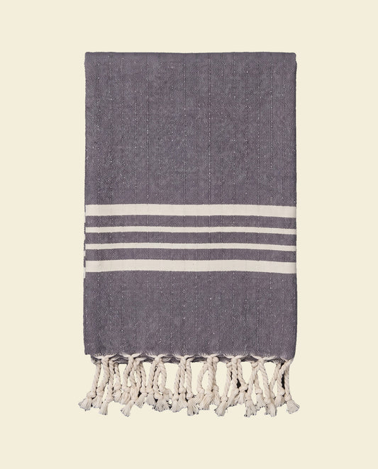 Hamamdoek XL dark grey – Krem Sultan - op kleur