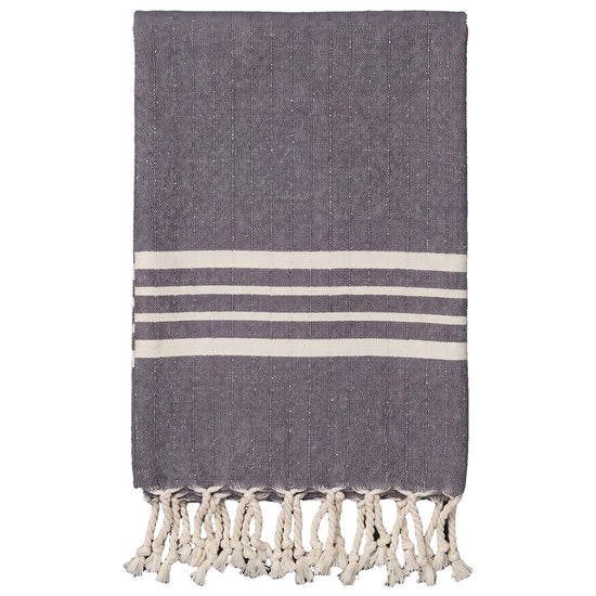 Hamamdoek XL dark grey – Krem Sultan - vrijstaand