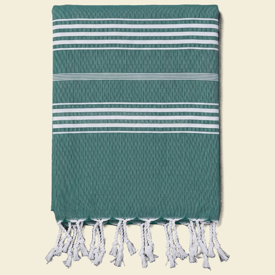 hamamdoek XL donkerzeegroen - op kleur