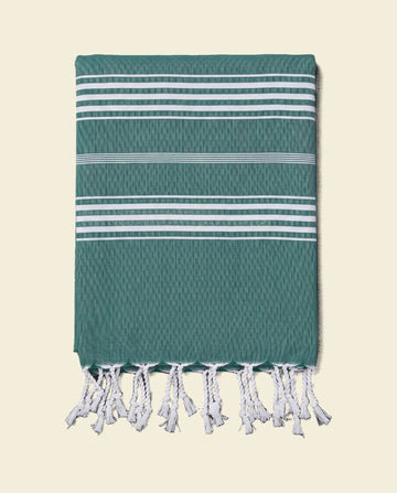 hamamdoek XL donkerzeegroen