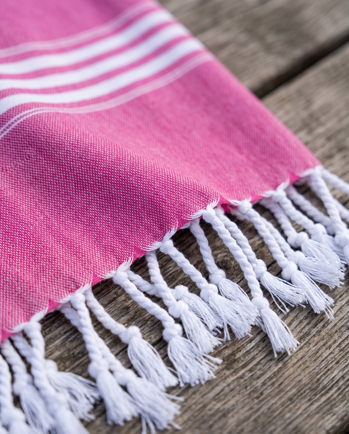hamamdoek XL fuchsia - detail