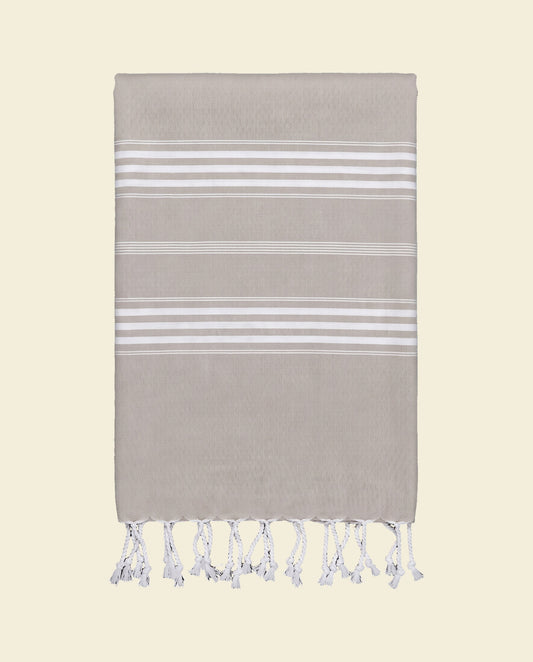 hamamdoek XL grijsbeige - op kleur