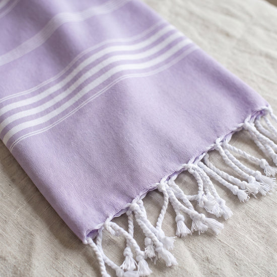 hamamdoek XL lila - detail