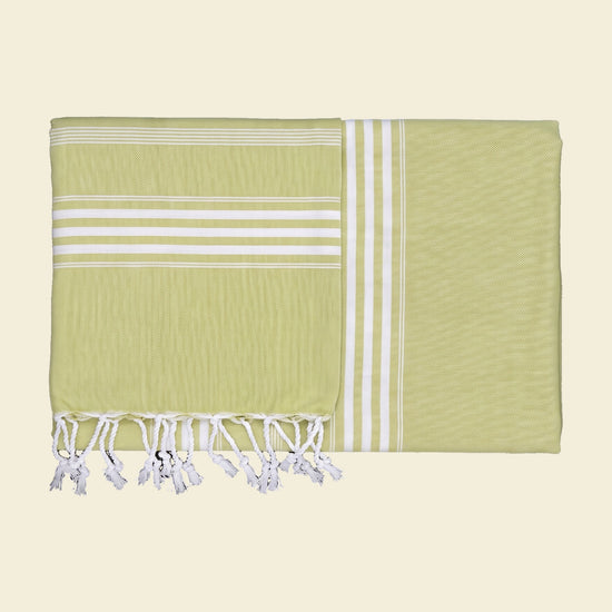 hamamdoek XL linde - op kleur