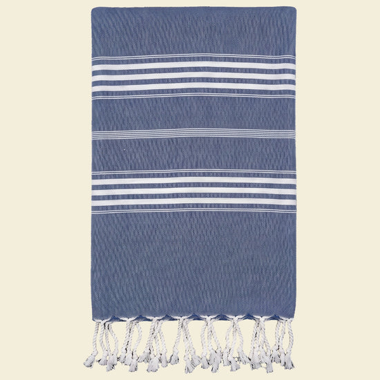 hamamdoek XL marineblauw - op kleur