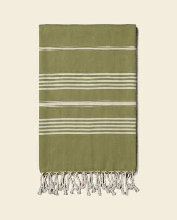 hamamdoek XL mosgroen
