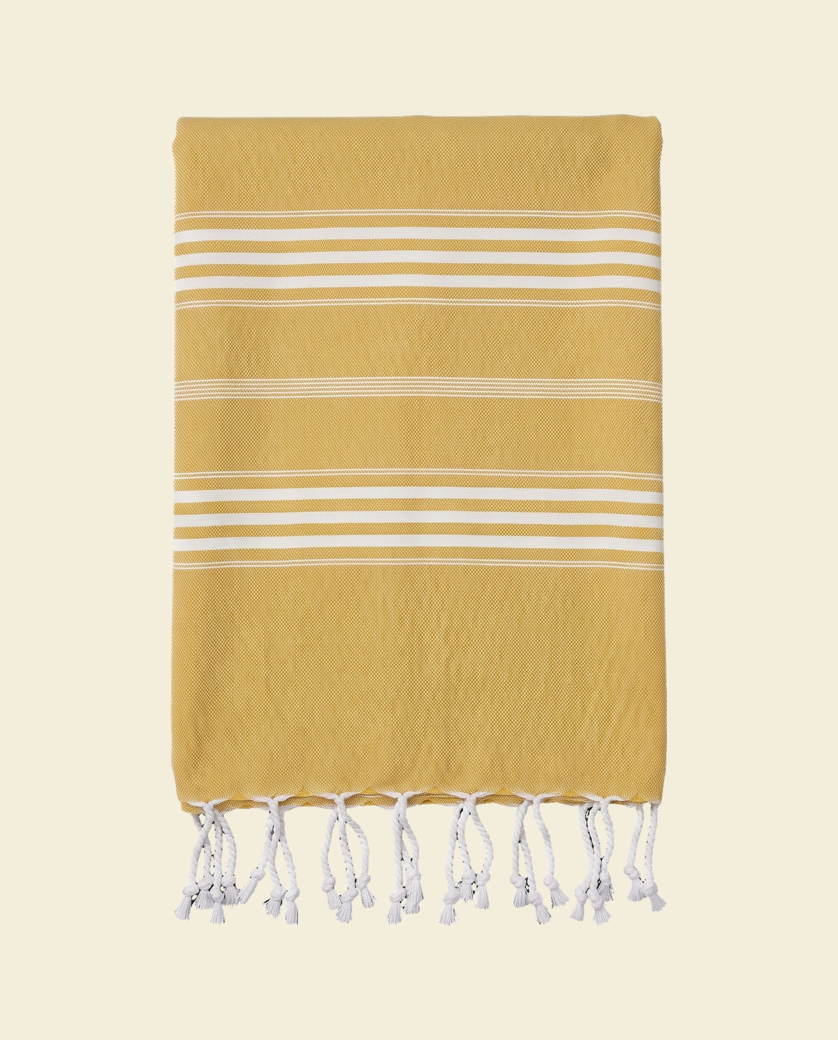 hamamdoek XL mosterd - op kleur