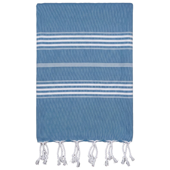 hamamdoek XL oceaanblauw - vrijstaand