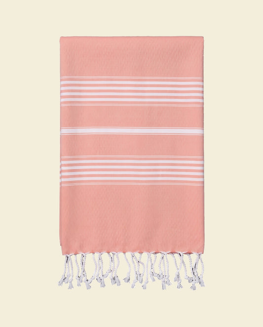 hamamdoek XL perzik - op kleur