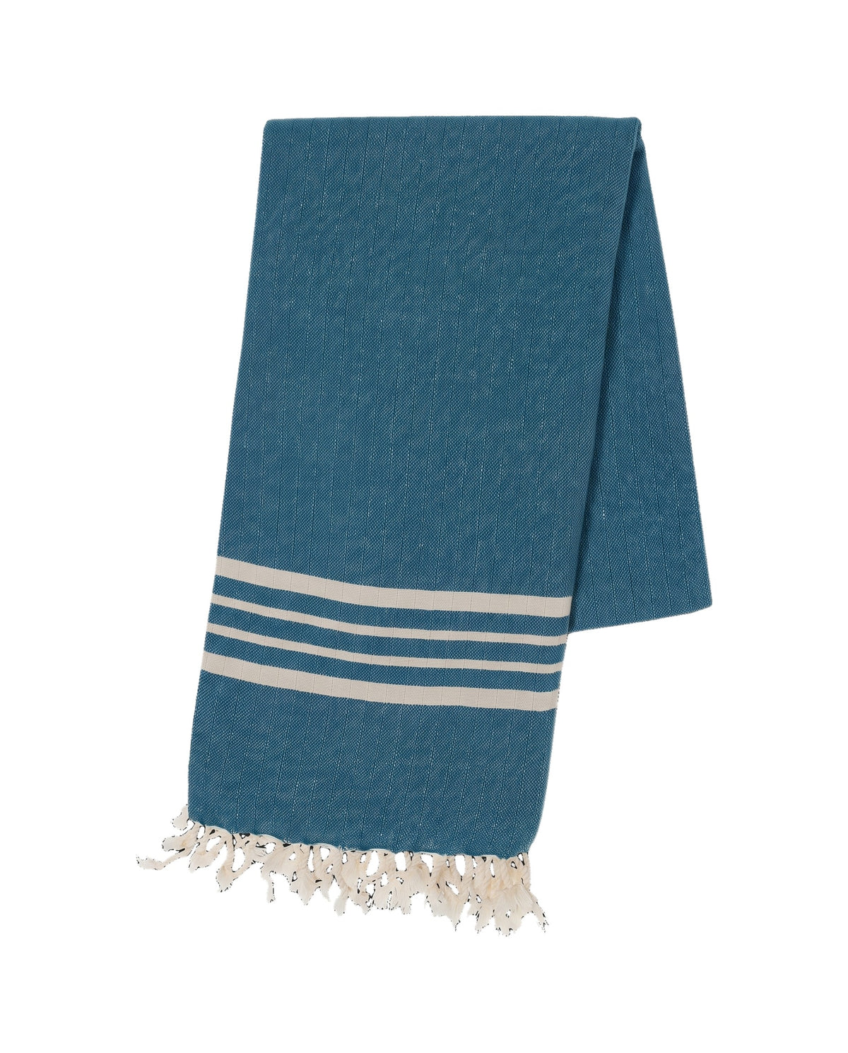 Hamamdoek XL petrol blue – Krem Sultan - vrijstaand