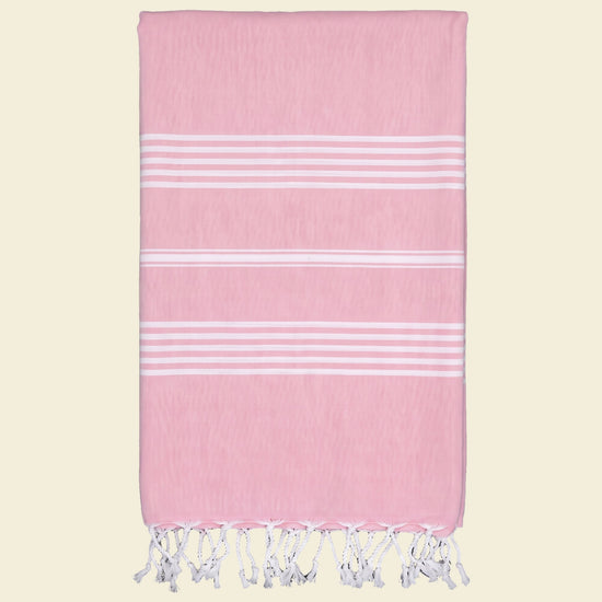 hamamdoek XL poederroze - op kleur