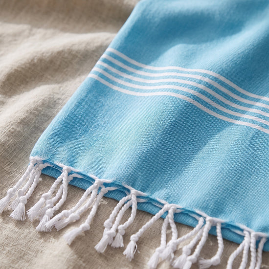 hamamdoek XL pool blue - detail