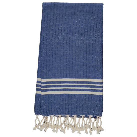 Hamamdoek XL royal blue– Krem Sultan - vrijstaand