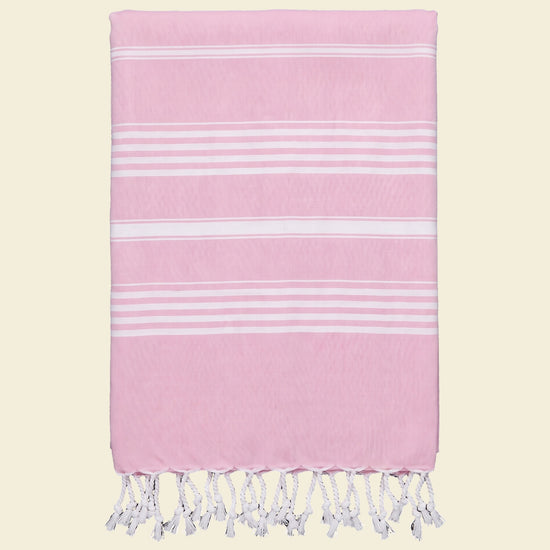 hamamdoek XL roze - op kleur