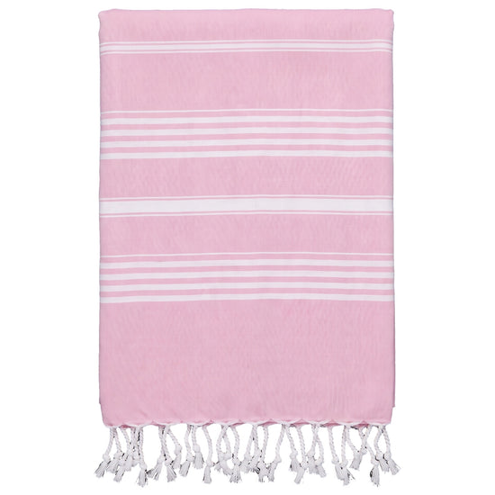 hamamdoek XL roze - vrijstaand