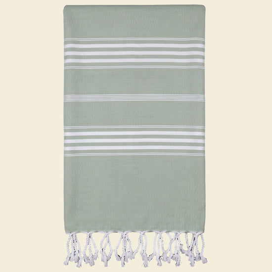 hamamdoek XL salie - op kleur