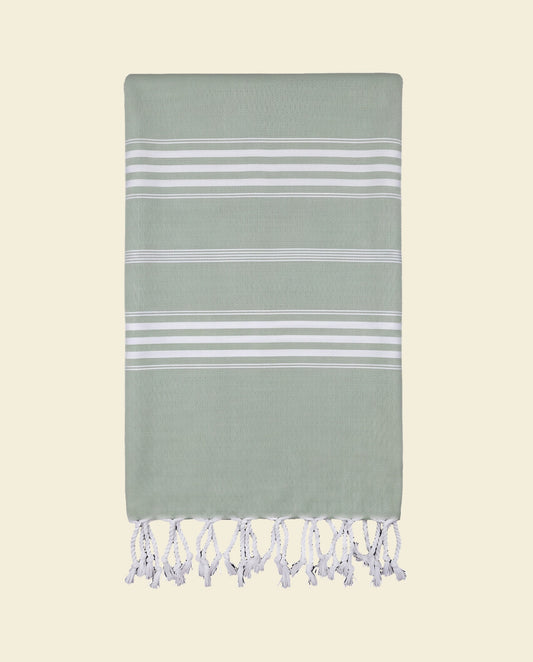 hamamdoek XL salie - op kleur