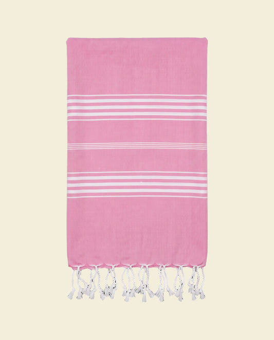 hamamdoek XL sorbetroze - op kleur