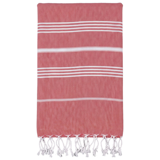 hamamdoek XL steenrood - vrijstaand